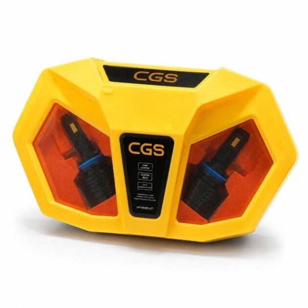 مصابيح أمامية LED عالية السطوع للسيارات H1 - طقم من قطعتين | CGS