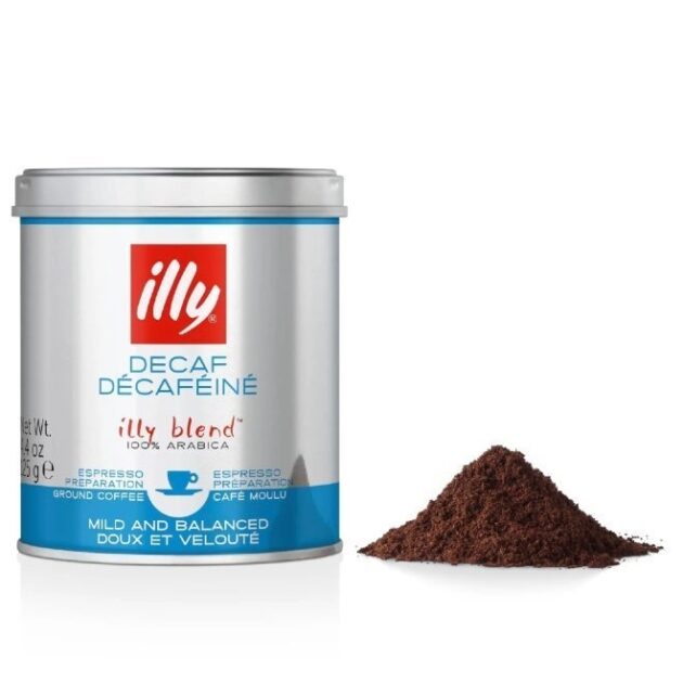 قهوة إسبريسو مطحونة منزوعة الكافيين 125 غرام | Illy