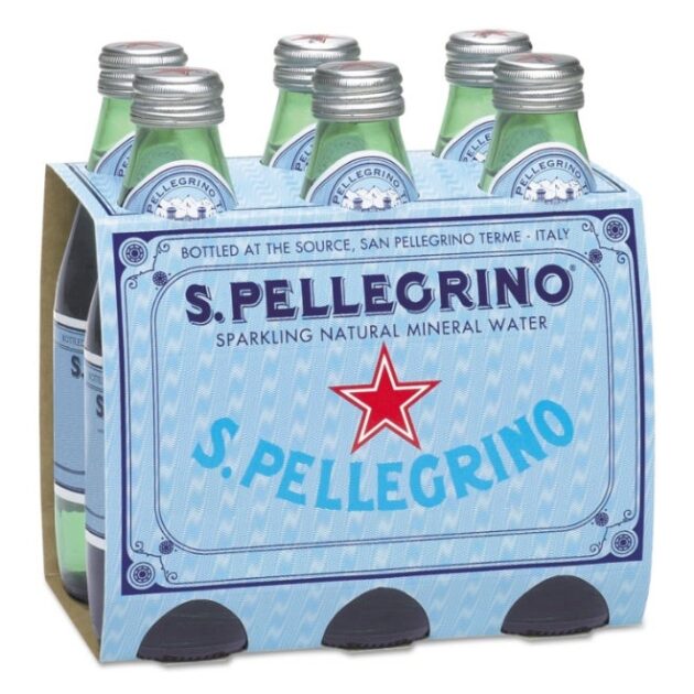 مياه معدنية طبيعية فوارة، عبوة من 6 زجاجات سعة 250 مل | Sanpellegrino