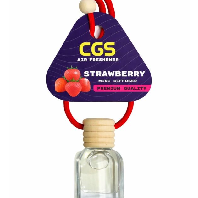 معطر جو - موزع صغير برائحة الفراولة للسيارة والمنزل، جودة ممتازة | CGS