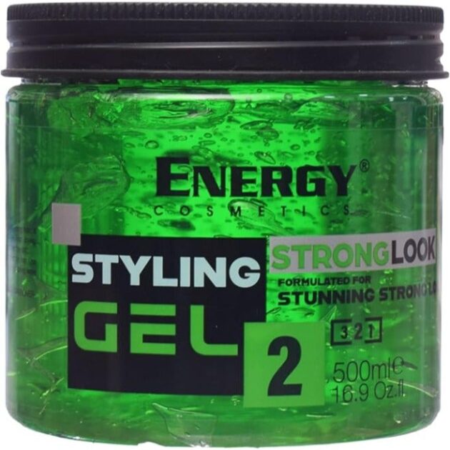 جل تصفيف الشعر الأخضر ذو المظهر القوي والطاقة - 250 مل | Energy Cosmetics