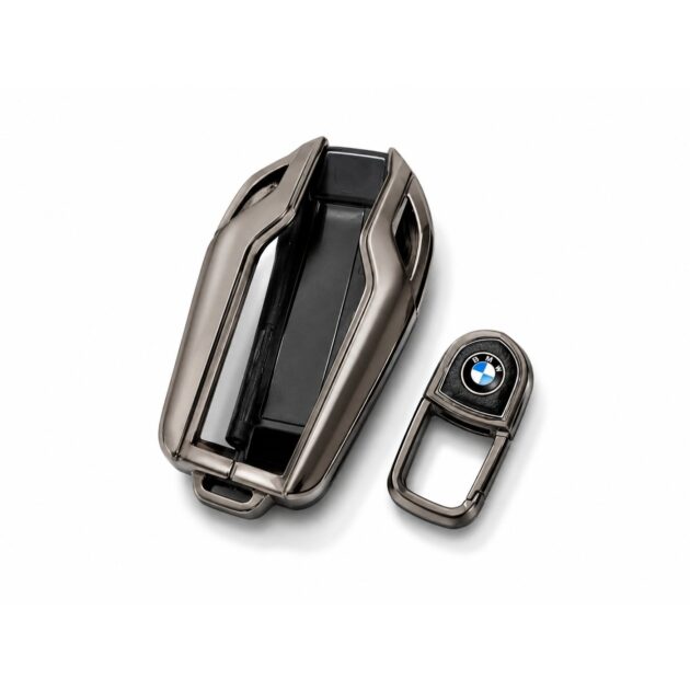 غطاء مفتاح معدني متوافق مع سيارات BMW مع سلسلة مفاتيح | CGS