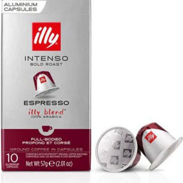 كبسولات إسبريسو إنتينسو متوافقة مع نسبريسو - 10 كبسولات 57 غرام | Illy