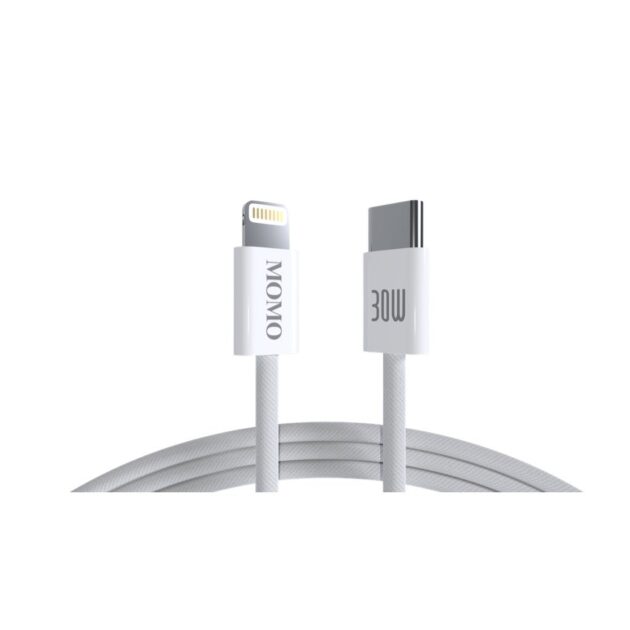كابل شحن سريع MoMo PD بقوة 30 واط إلى iPhone 011109 | Momo