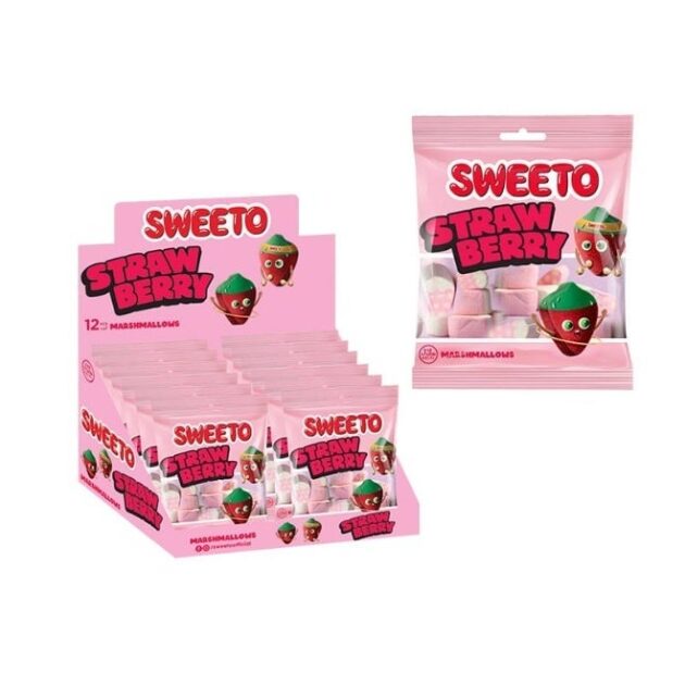 حلوى مارشميلو بالفراولة من سويتو 60 غرام | Sweeto