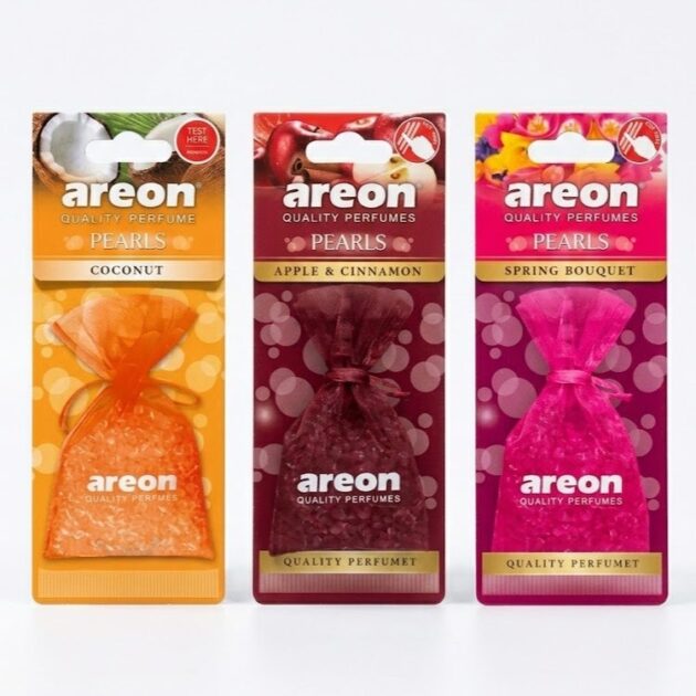 معطر جو للسيارة من أريون بيرلز - كيس عطري يدوم طويلاً (متوفر بروائح متنوعة) | Areon