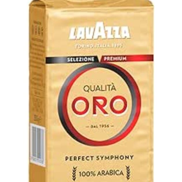 مزيج قهوة كواليتا أورو المطحونة، 100% أرابيكا، تحميص متوسط، 250 غرام | Lavazza