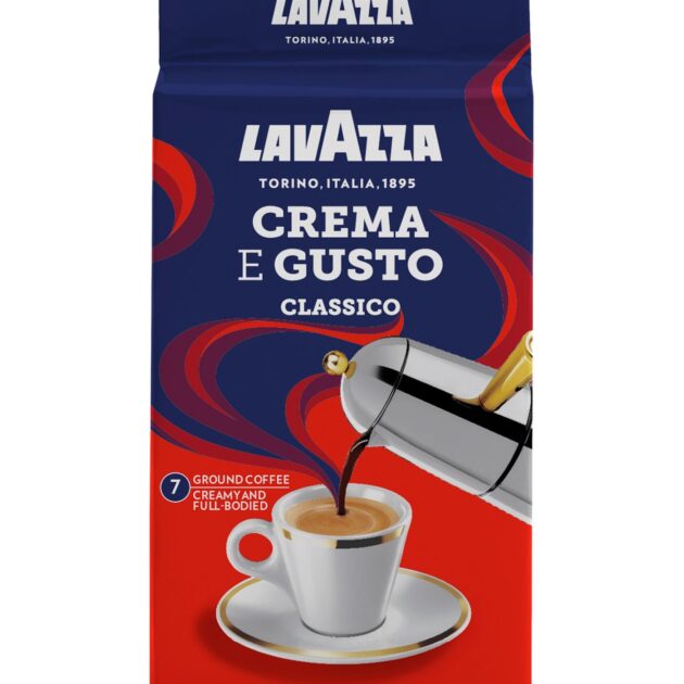 قهوة كريما إي غوستو كلاسيكو المطحونة 250 غرام | Lavazza