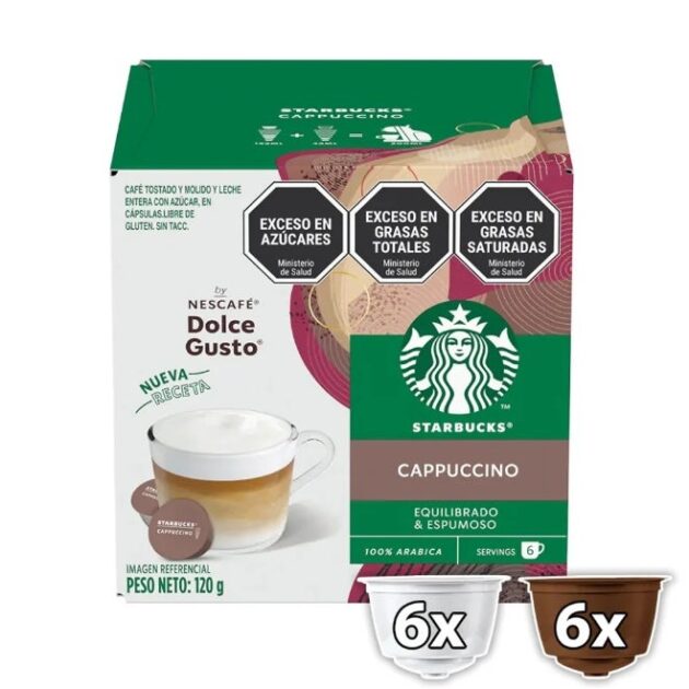 كبسولات قهوة ستاربكس كابتشينو دولتشي غوستو - 12 كبسولة | Starbucks