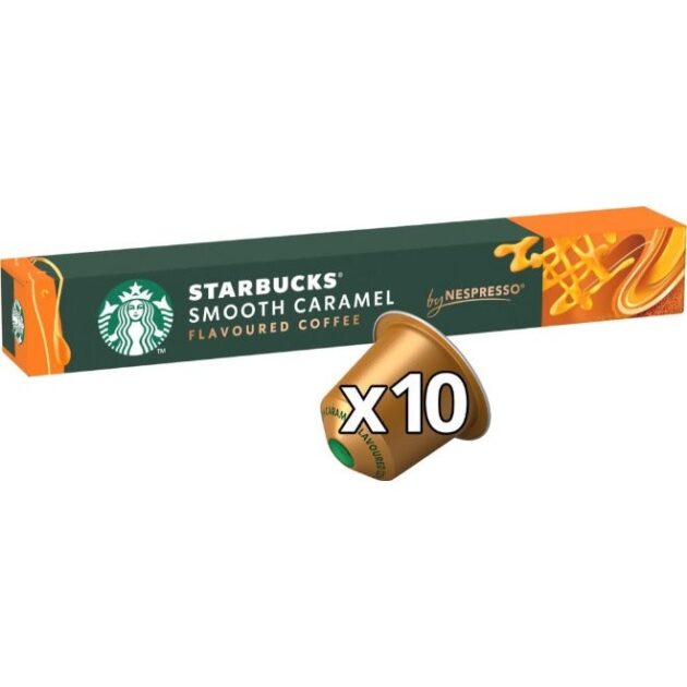 نسبريسو ١٠ كبسولات بنكهة الكراميل الناعم ٥١ غرام | Starbucks