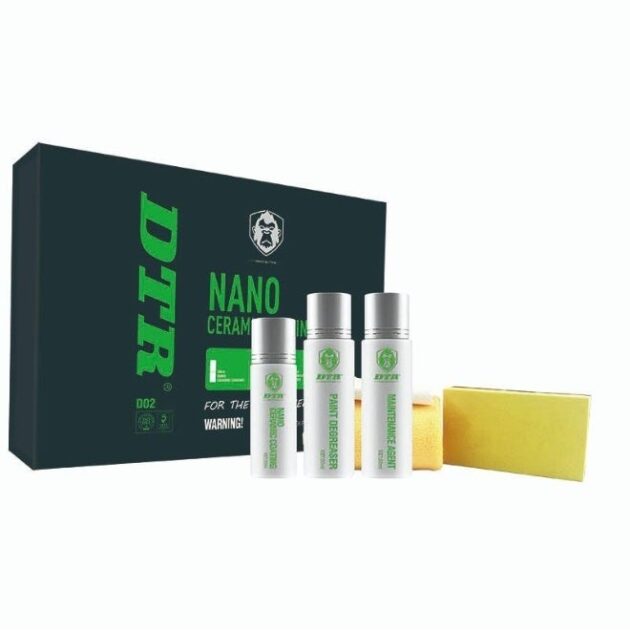 مجموعة دي تي آر نانو سيراميك للعناية بالسيارات، 6 × 30 مل، D02 | DTR